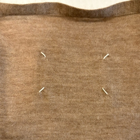 Maison Margela Women V neck cashmere jumper Made in Italy - Picture 10 of 14